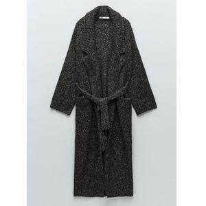 Zara twisted knit coat
